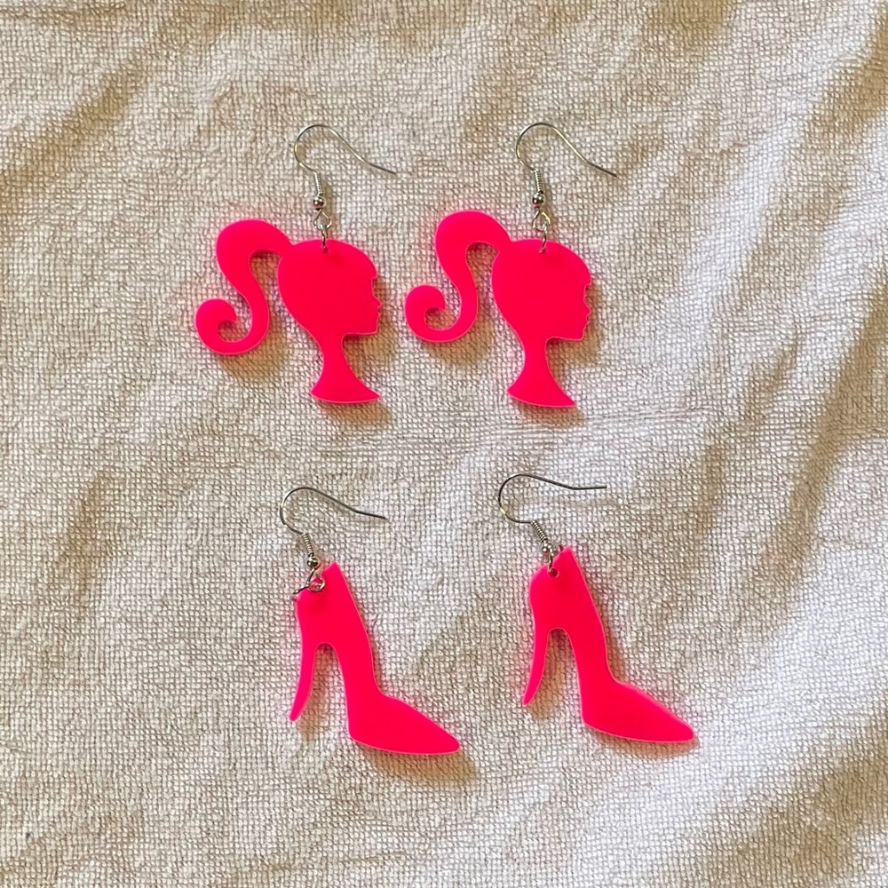Barbie earrings